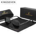 Óculos de sol masculino kingseven classic com lente polarizada